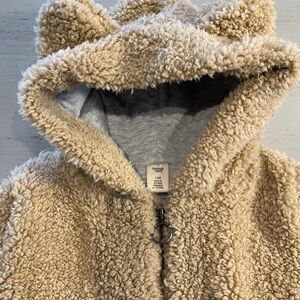 Tucker + Tate Sherpa Hoodie with Ears 12M